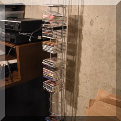 Z18. metal CD tower 60”h - $18